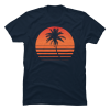 palm tree shirt design